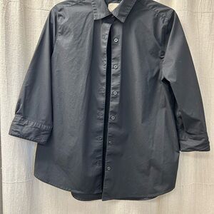 Casa Cabana/ Top Long Sleeve / button up/ Black / Size:M